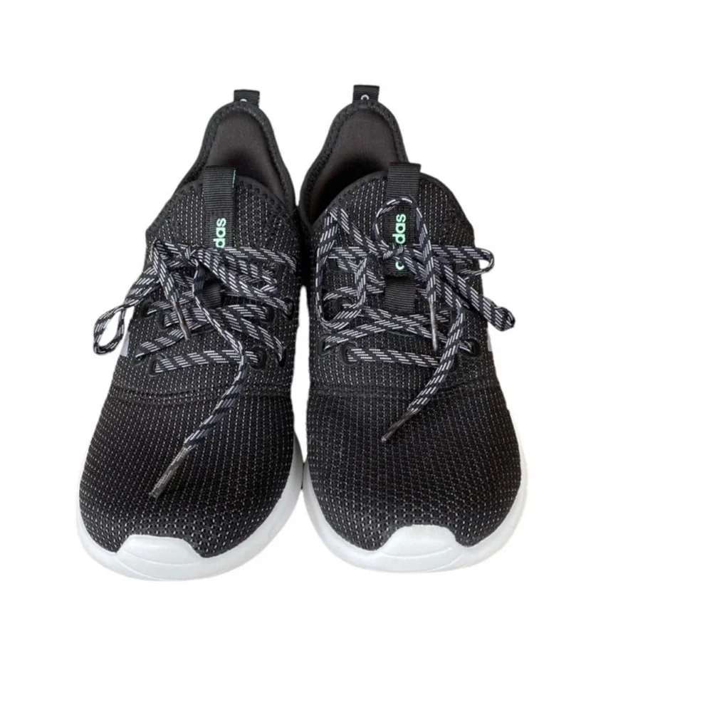 Adidas Women's Cloudfoam Pure Athletic Running Shoes Black/Grey Size 7.5
